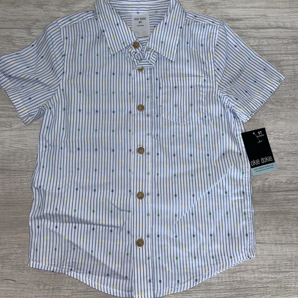Okie Dokie Short Sleeve Button Up